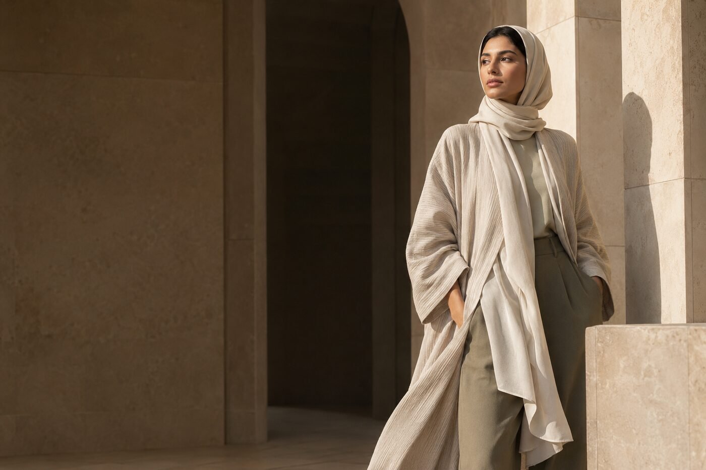 Refined neutral fashion collection